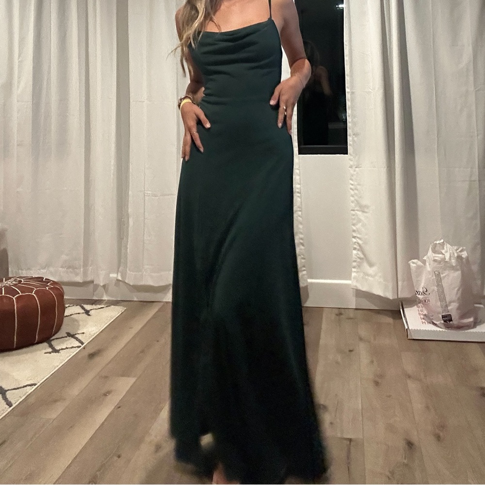 Birdy Grey Bridesmaid Dress - Emerald in Crepe